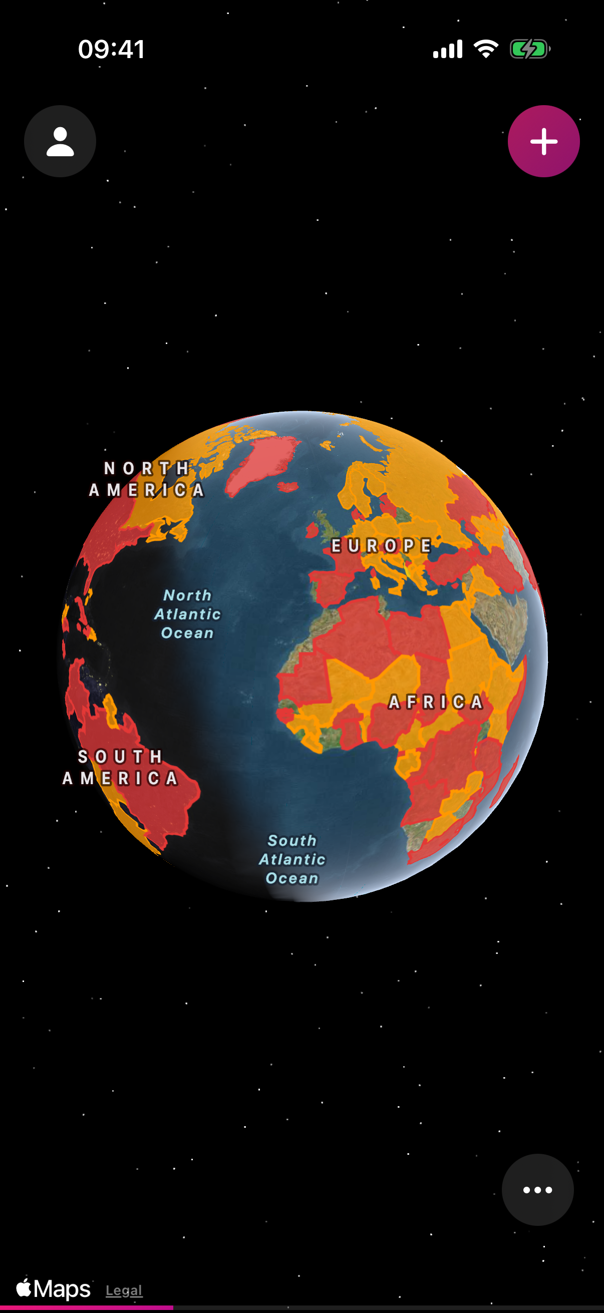 Maprat 3D Globe Screenshot