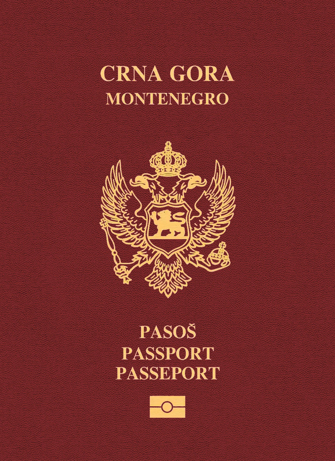 Montenegro passport